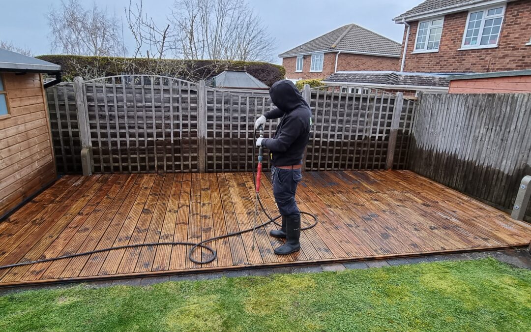 Paint Stripping of Decking and Steam Cleaning in Lewes 2020