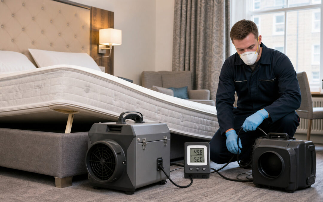 Bedbug Heat Treatment for Sussex Hotels, HMOs and Managed Accommodation