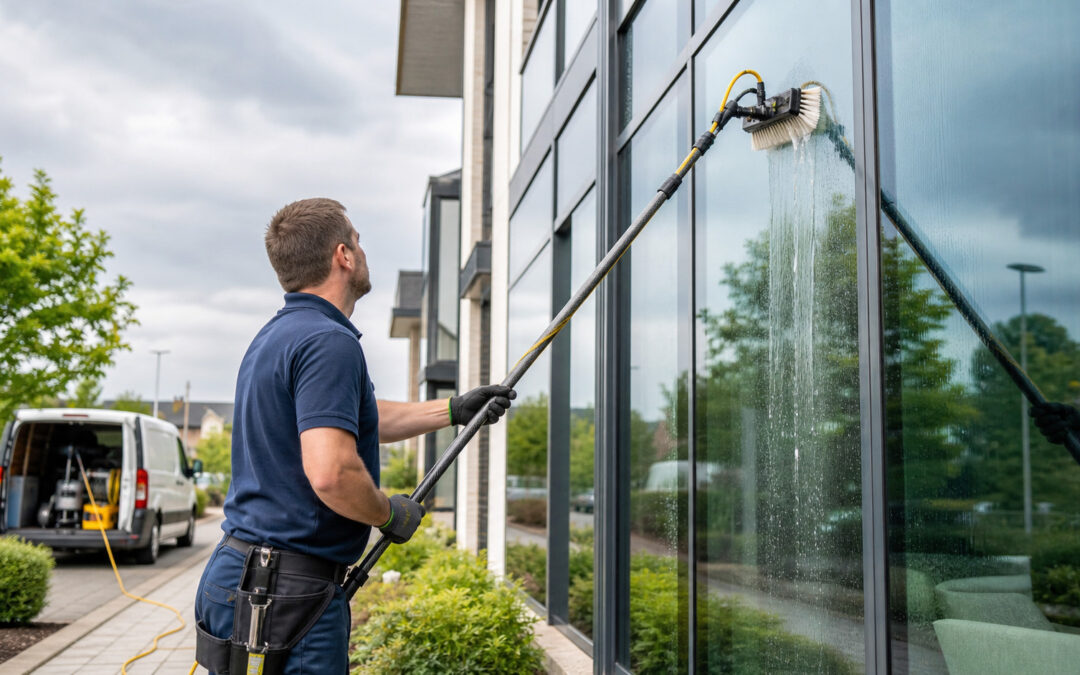 Pure Water Window Cleaning for Clearer Results on Homes and Businesses